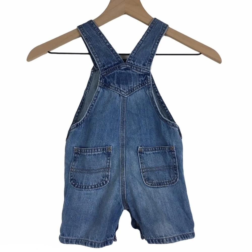 THE CHILDREN’S PLACE Overalls Denim Light Medium Wash 100% Cotton Size 12-18M